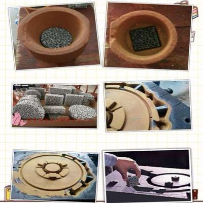 Filtro de espuma de cerámica industrial de 80ppi para fundición a prueba de fuego personalizada Certificado ISO9001