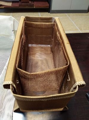 Servicio de corte pantalla de filtro de malla de fibra de vidrio para el tipo de hilo de aluminio fundido de vidrio electrónico