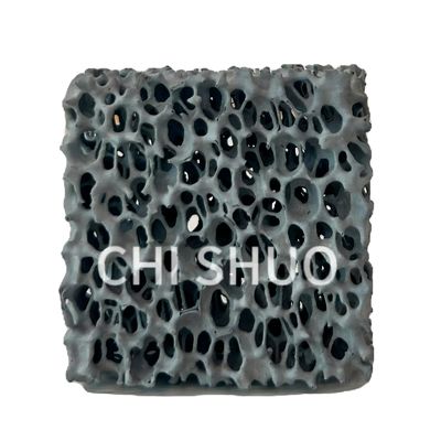Plata de filtro de espuma de cerámica de ancho personalizado para filtración de líquido de aluminio de alta resistencia