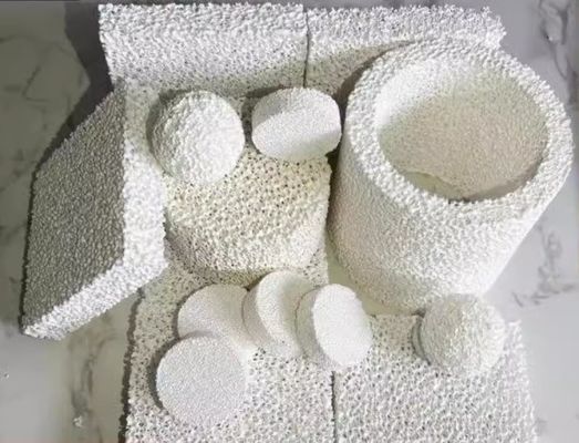 0.01mm Filtro de espuma cerámica de moldeo para fundición de aluminio en cualquier forma