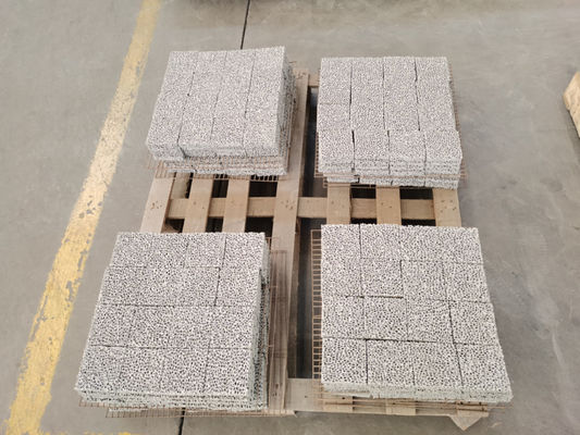 Placa de filtro de espuma de cerámica de alumina con tolerancia de junta de 0,01 mm