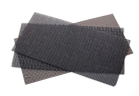 Cuadrícula de filtro de fibra de vidrio con forma de agujero de diamante personalizada para filtración de aluminio fundido