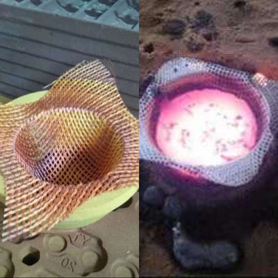Personalizar la longitud de la malla de filtro de fibra de vidrio para la pantalla de malla de alambre tejido de aluminio fundido