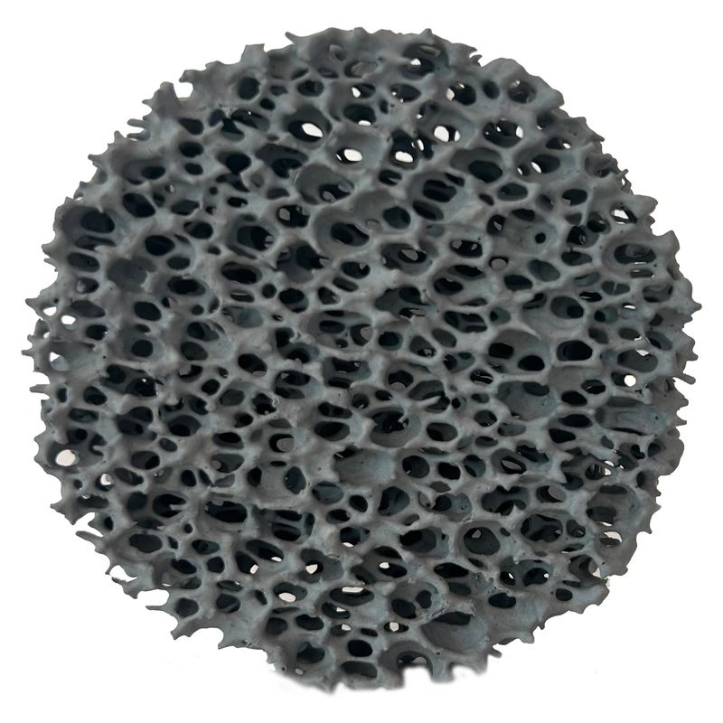Filtro cerámico de espuma de resistencia para piezas fundidas de hierro y proveedores generales de carbono garantizado