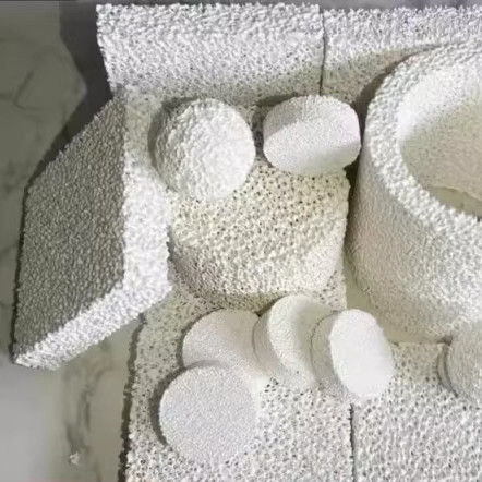 Filtro de espuma cerámica de alumina, panal de miel para el servicio de perforación de procesamiento de fundición