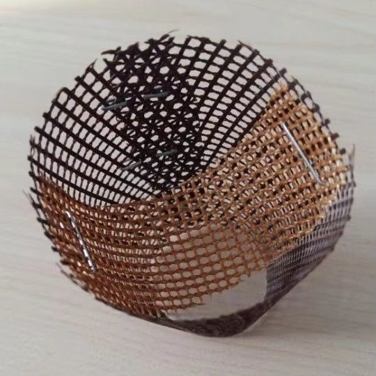 Vida útil de 3 años Aluminio líquido malla de filtro de forma especial con forma de agujero de diamante