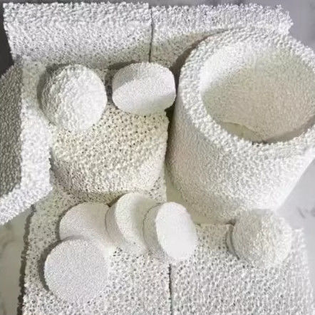 Filtro de espuma de cerámica para fundición de filtro a prueba de fuego certificado ISO9001