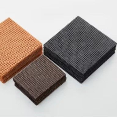 Disco de malla de filtro de fibra de vidrio tejido con ancho personalizado y forma de agujero de diamante