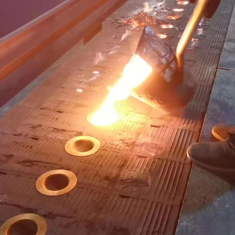 Capa de filtro de fusión de metal para fines de filtración de líquidos